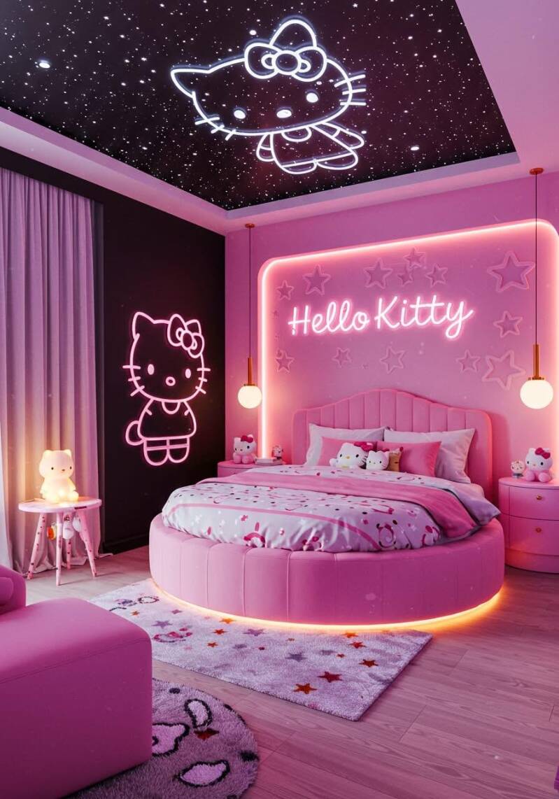 Pink Star Room