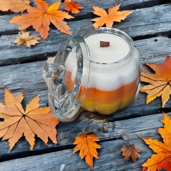 Candy Corn Candle