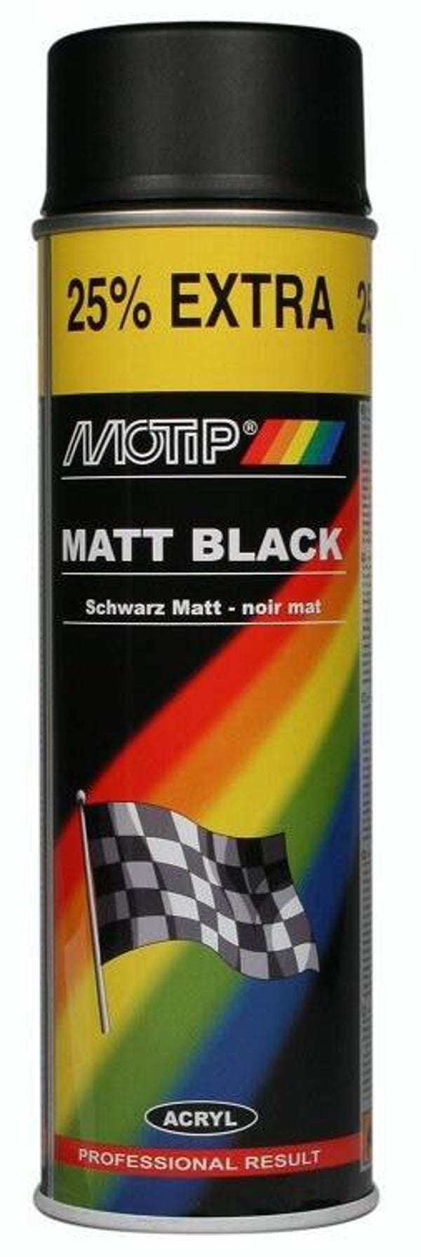 Motip Matt Black / Lak Zwart Mat