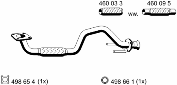 Uitlaatpijp Ernst (153409)