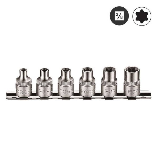Force 3064 3/8" Doppenset Torx 6 delig