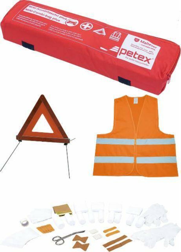 Combi-tas (EHBO-set en Gevarendriehoek)