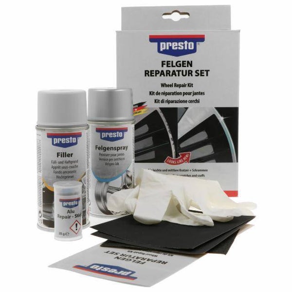 Presto Velgen Reparatieset 7-delig Zilver