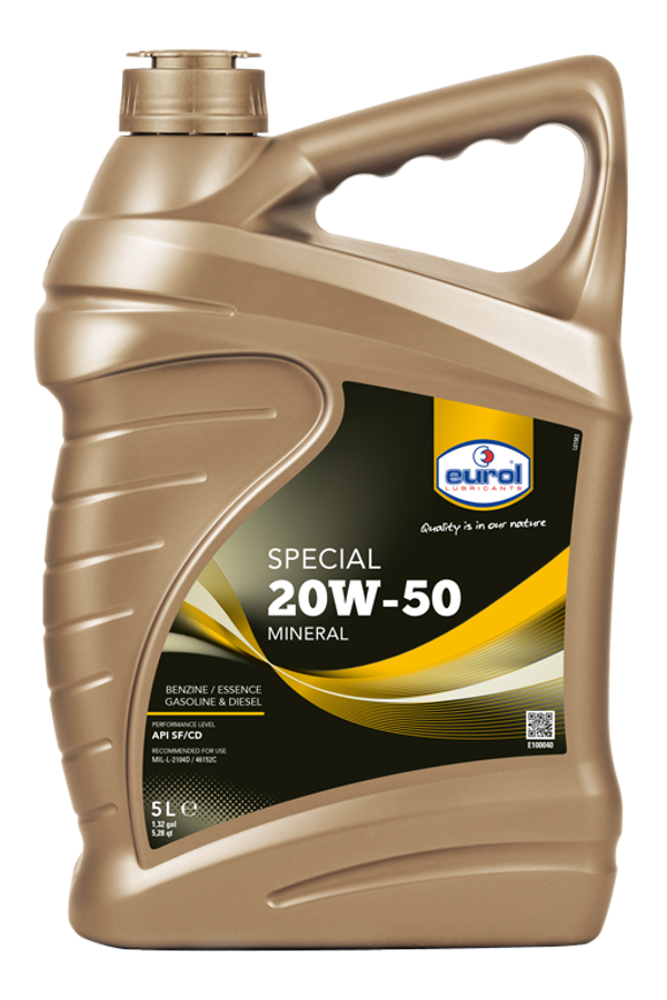 Eurol Special 20W-50 SF/CC Motorolie (5 liter)