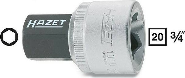 Hazet Inbusdop Zeskant 1010-17 (¾ - 17 mm.)