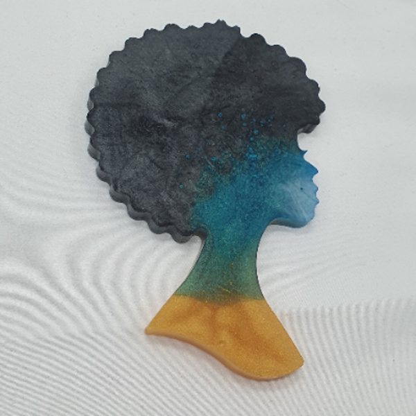 Onderzetter Woman Afro