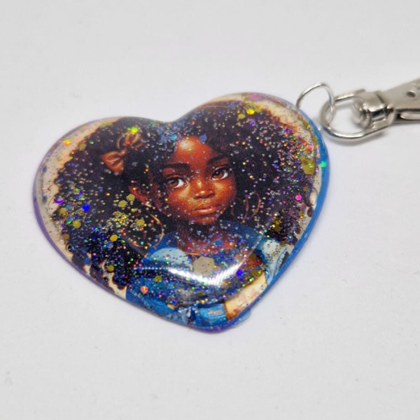 Sleutelhanger Hart Girly