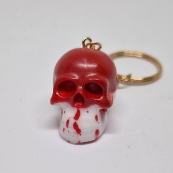 Sleutelhanger Doodskop BloodyRed