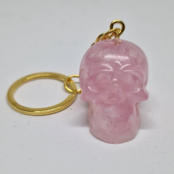 Sleutelhanger Doodskop PinkStone