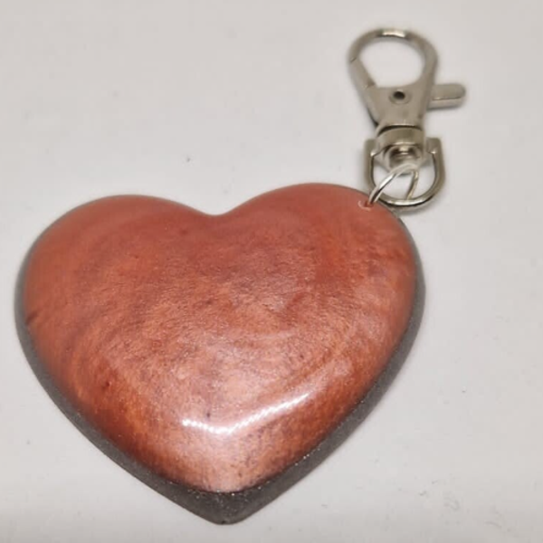 Sleutelhanger Hart Coral