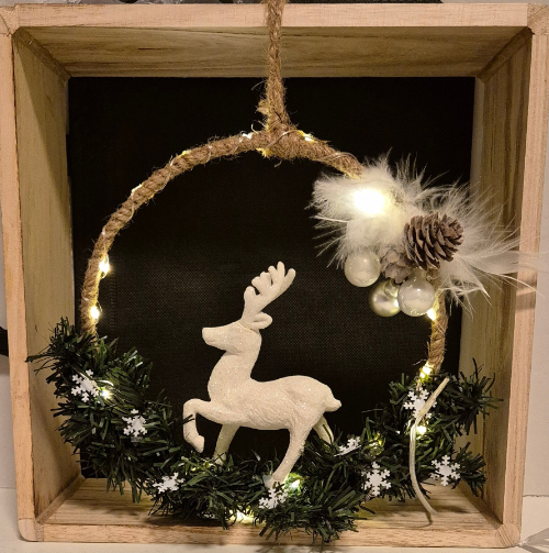Kerststuk Rendier Hanger