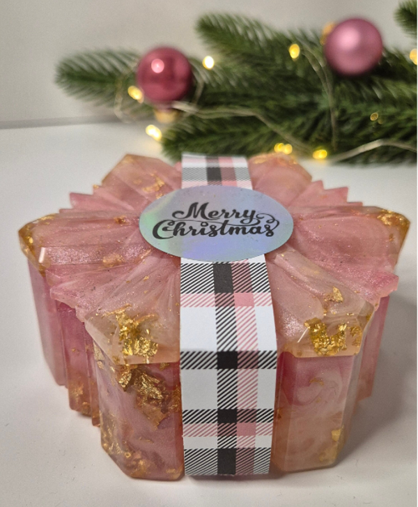 Kerst Jar Baby Pink