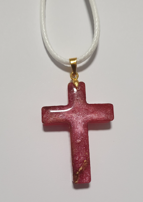 Ketting Kruis RosewoodGold