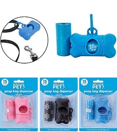 World Of Pets - Poop Bag And Dispenser
