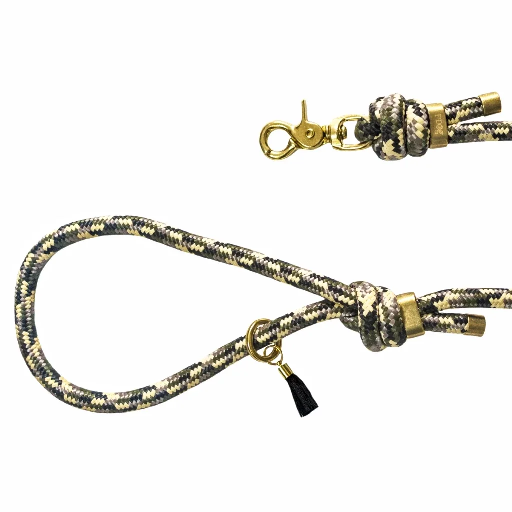 Laisse paracorde pour chien "Militaire"