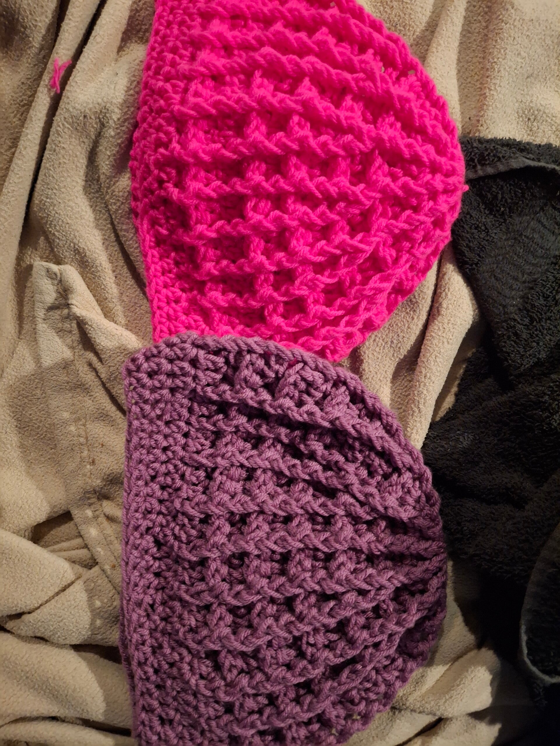 Waffle stitch  beanie