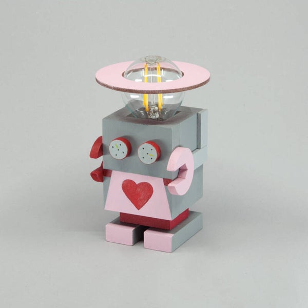 Robotlampje Hart