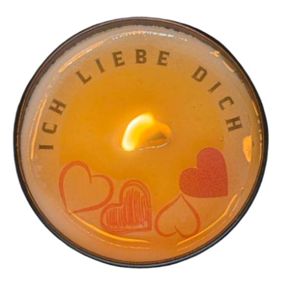 Magische Wunsch-Duftkerze mit Holzdocht