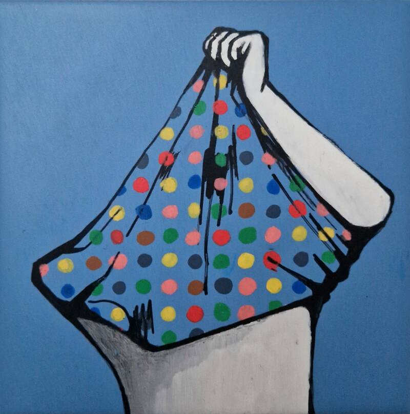 LAYER 35 Tegel 14,8cm X 14,8cm 	Prijs: € 80,00