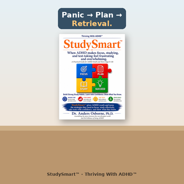 Book cover — StudySmart - Study Strategies & Test Taking Skills For ADHD Youth & Teens  Haines Publishing