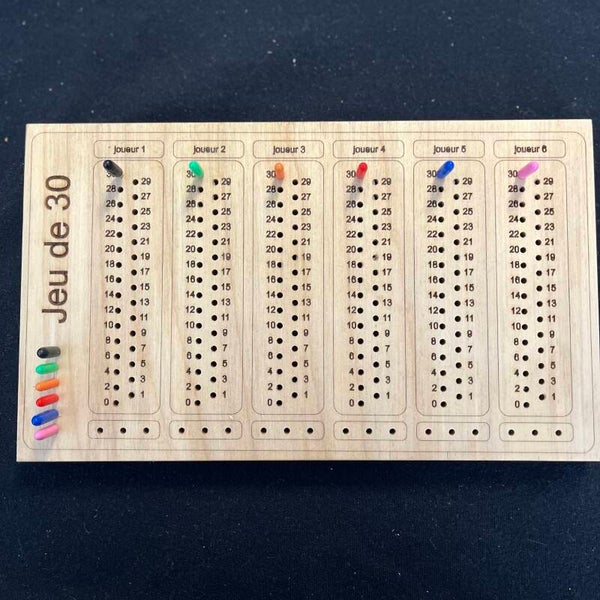 Jeu de 30