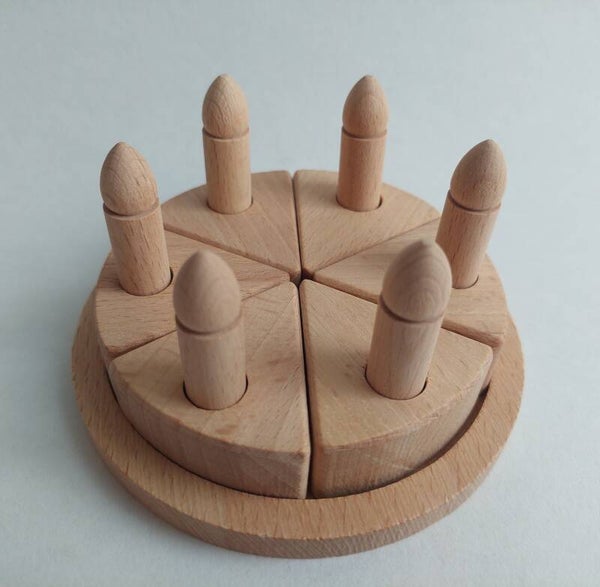 Houten taart