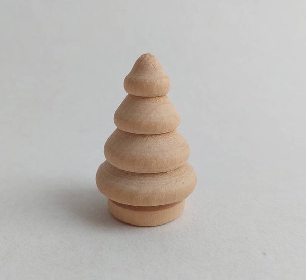Houten dennenboom