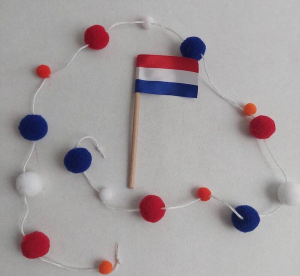 Holland slinger en vlag.