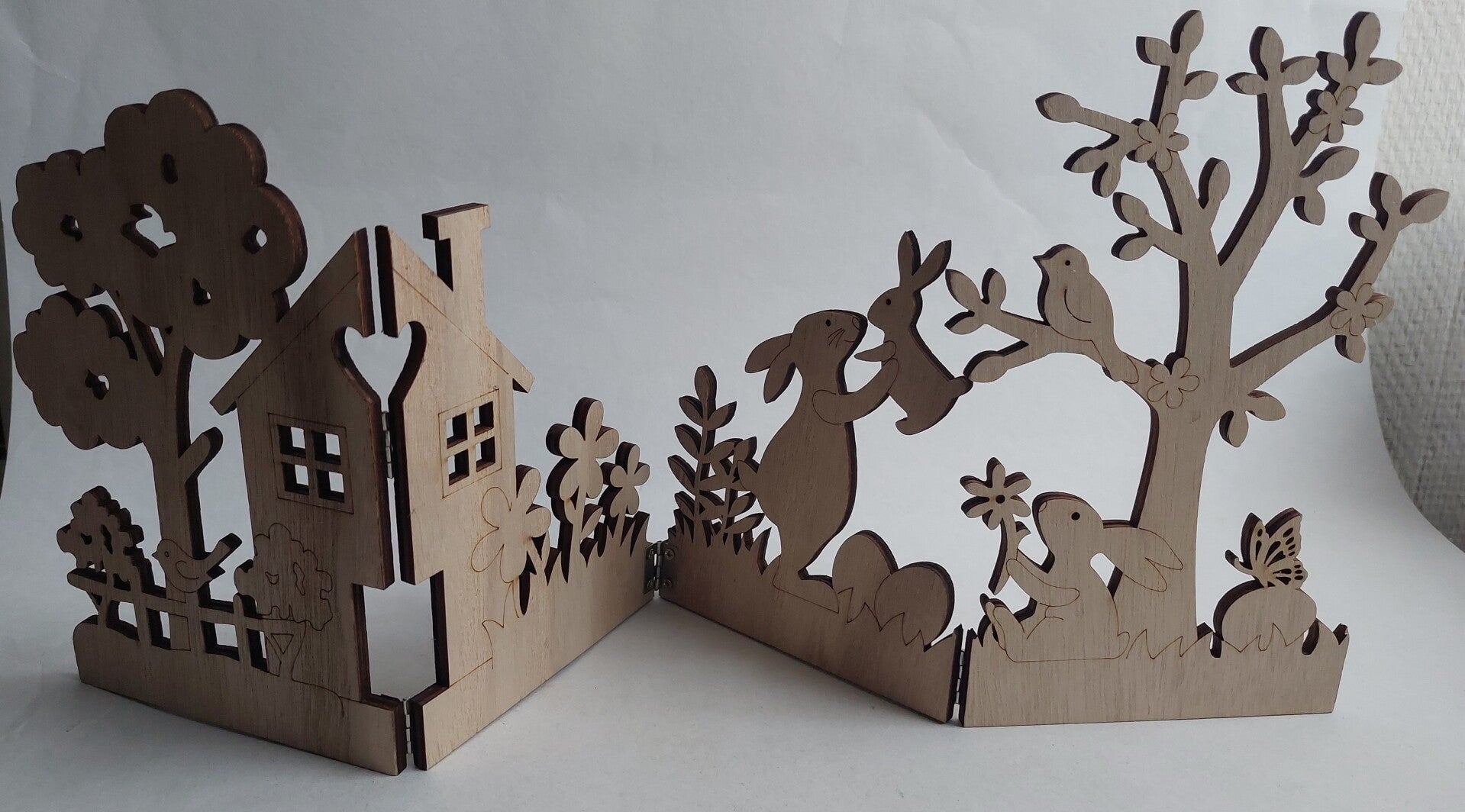 PASEN | houten silhouet Paashazen