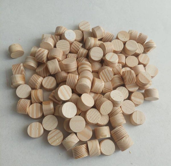 100 Houten schijfjes