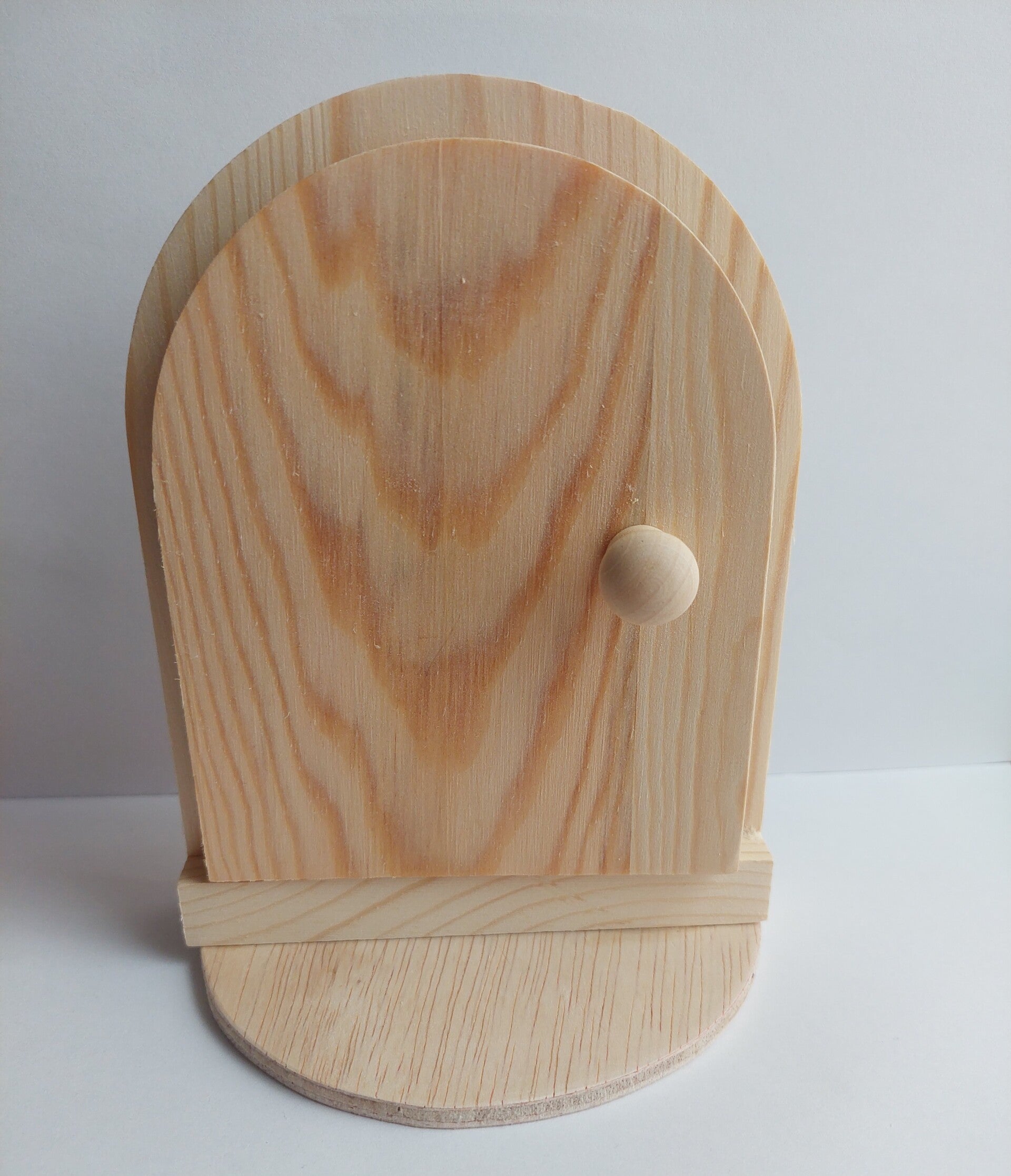 Houten deur metafoor