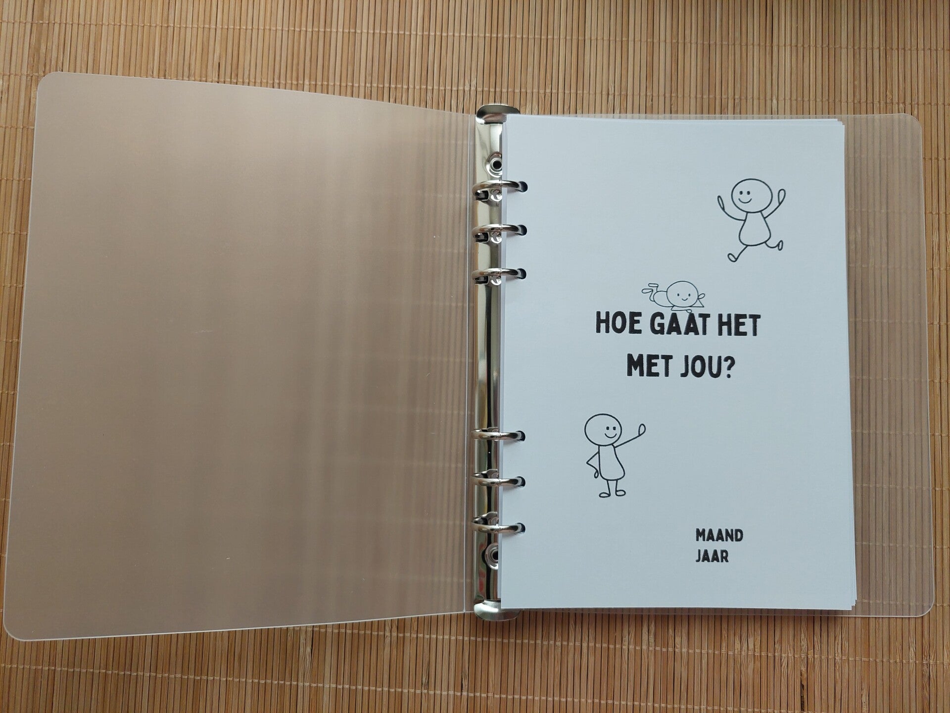 Logboek 6-12 jaar | 6 maanden in mapje