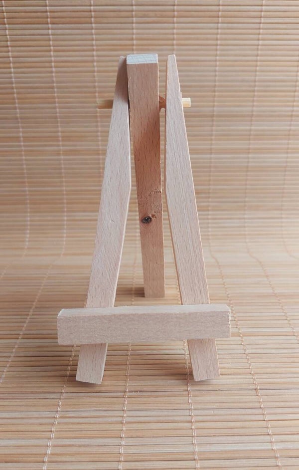 Houten ezel kaarthouder