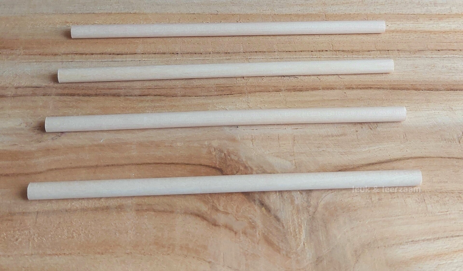 Houten stokjes 4 stuks