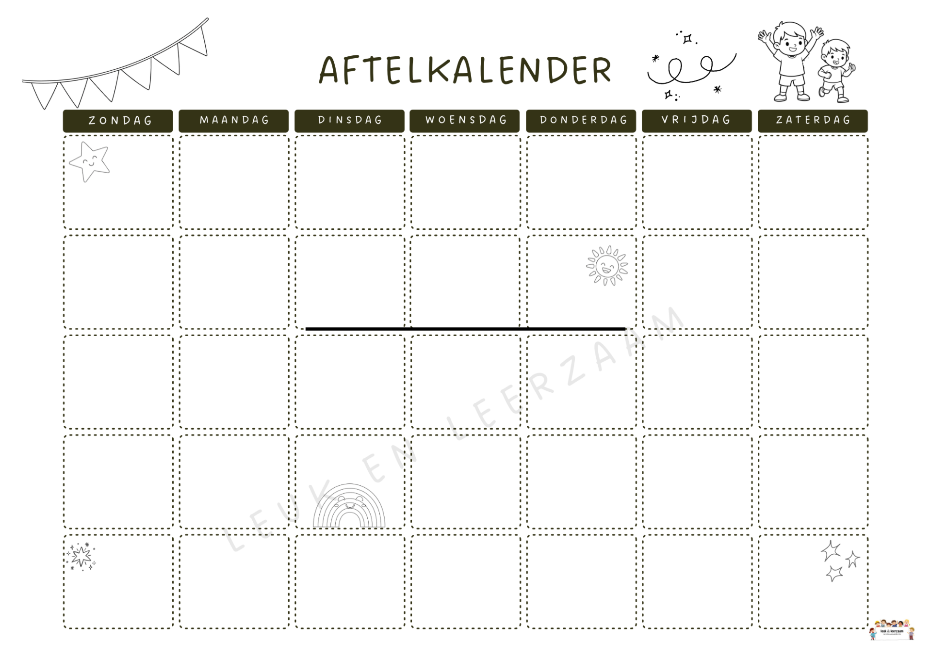 DOWNLOAD | Aftelkalender