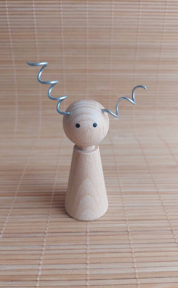 Houten poppetje sensitief