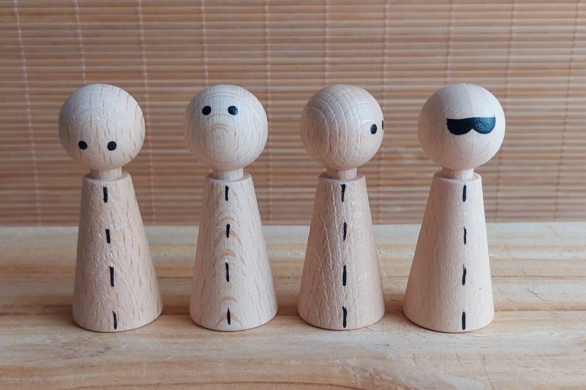 Poppetjes met ogenstanden