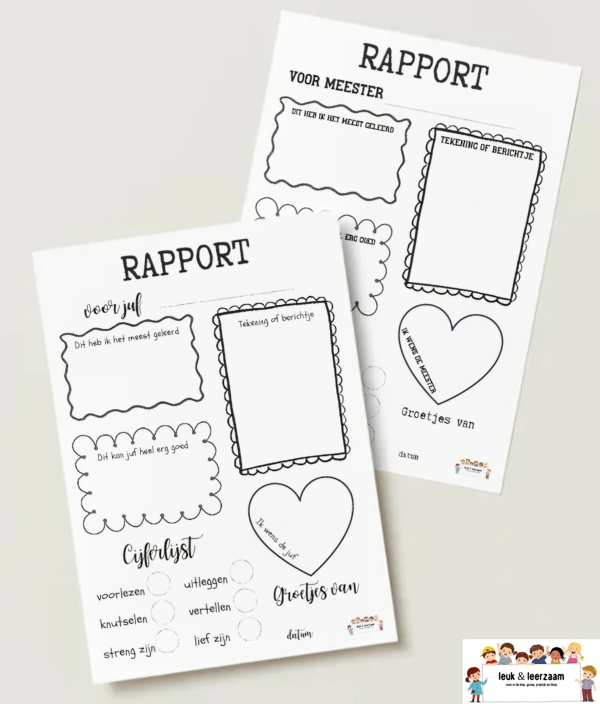 Juf/meester | rapport