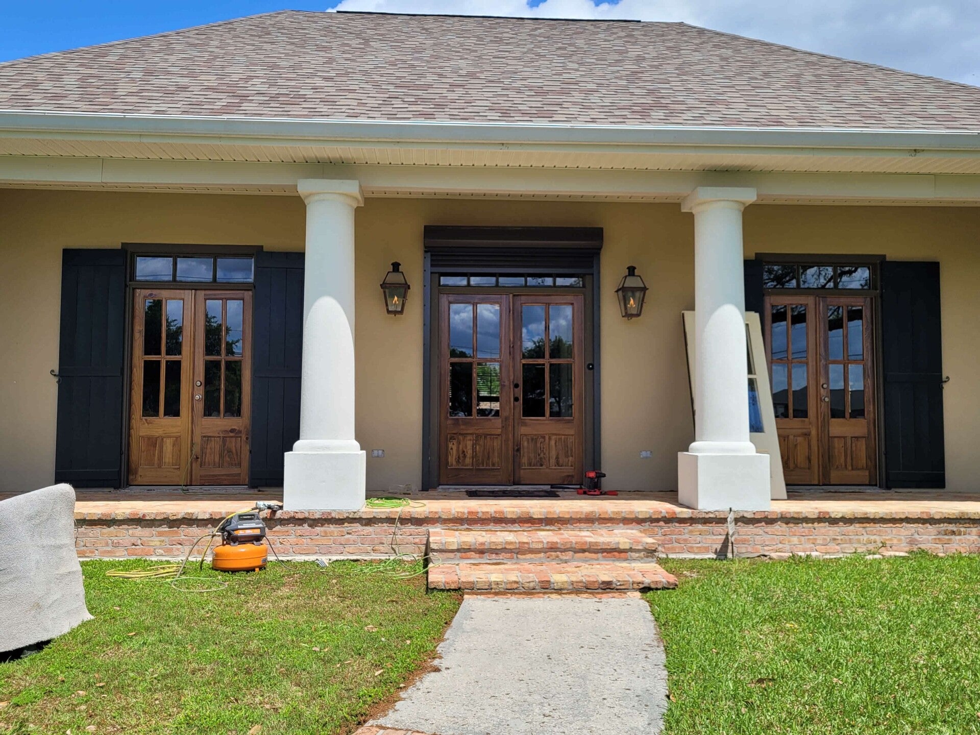 Solid Cypress Entry Door