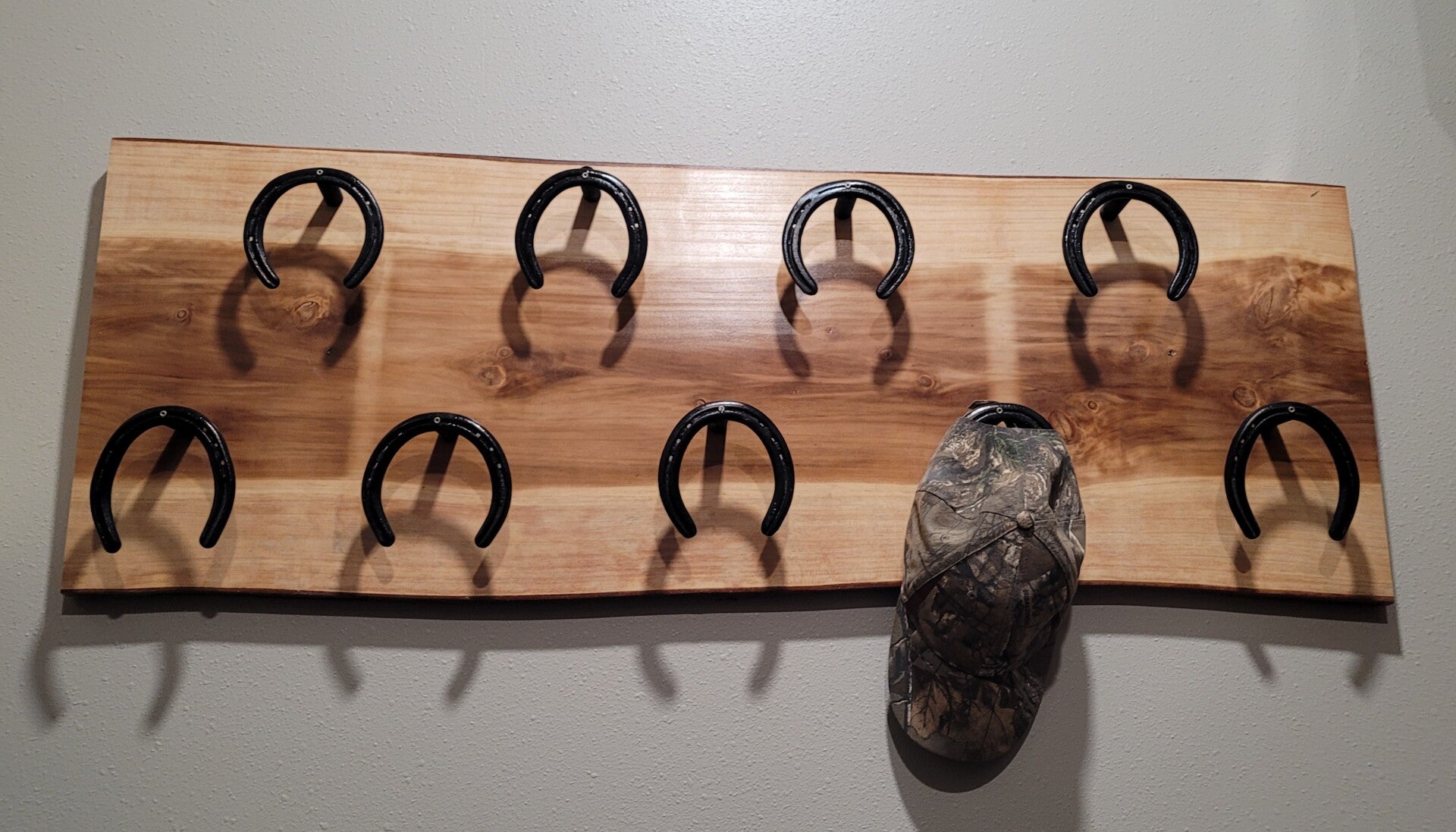 Cypress Baseball Hat Rack -Made in Louisiana. Built for fans everywhere