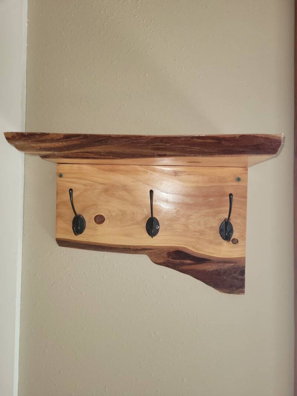 Cypress coat rack