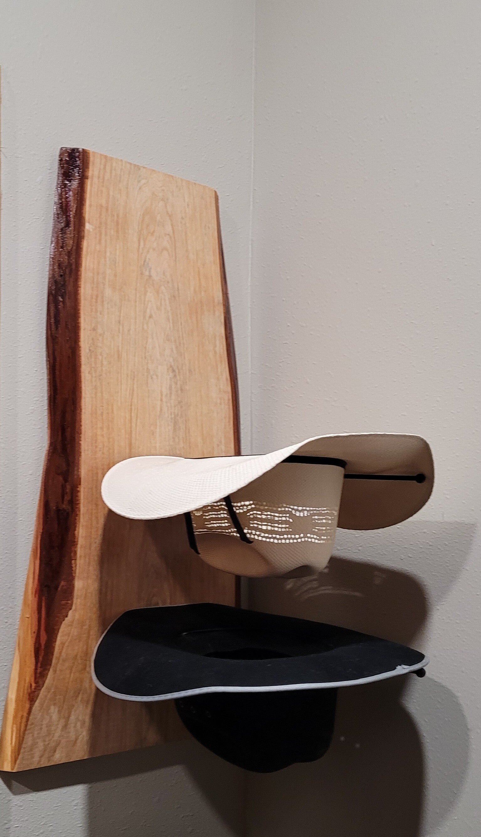 Cypress Cowboy hat rack - Cypress strong. Cowboy proud