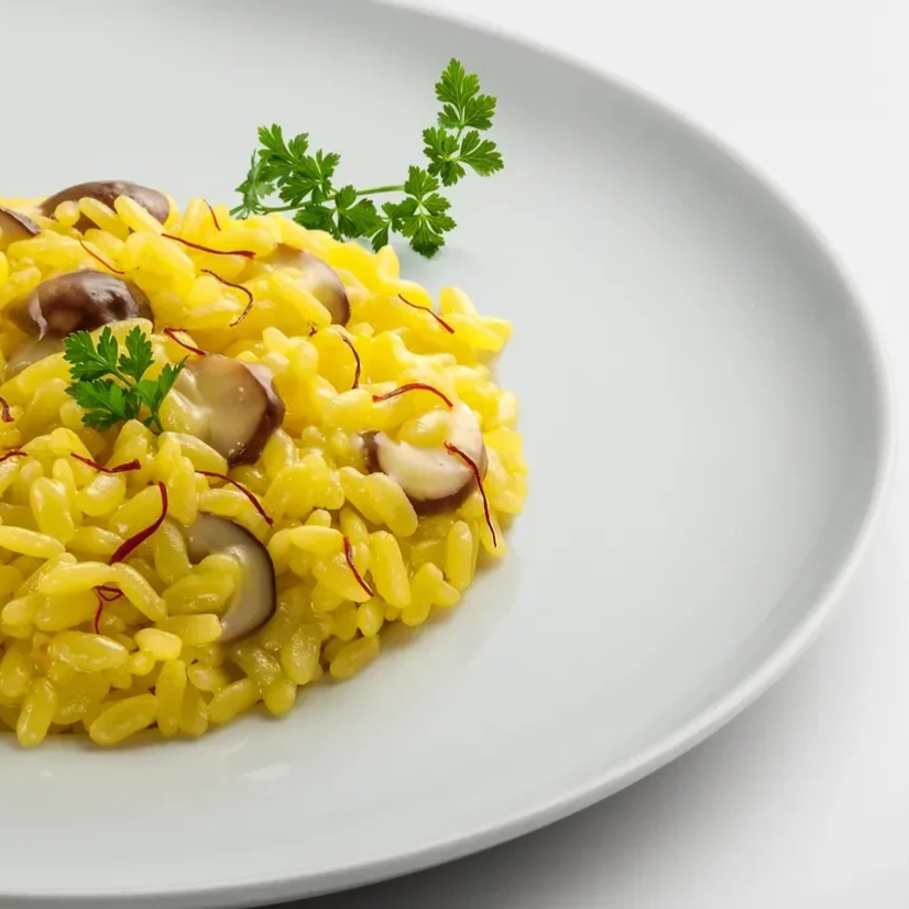 Risotto ai Porcini e Zafferano