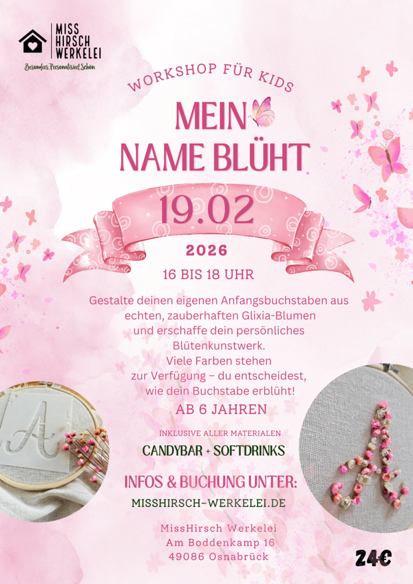 "Mein Name blüht auf"