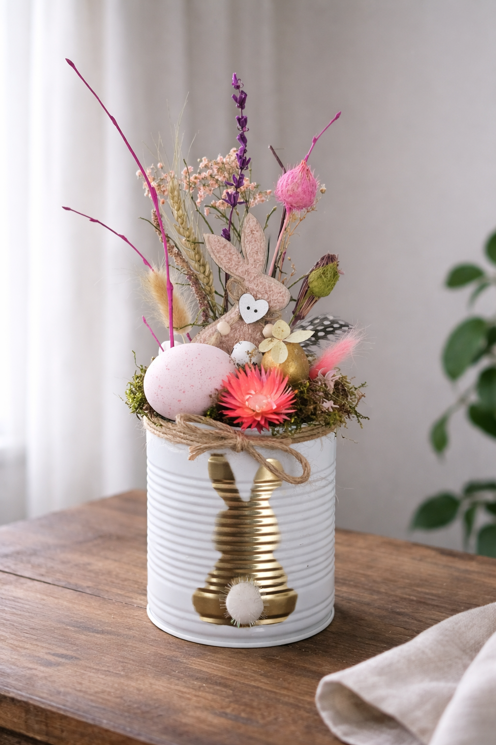 Deko "Frühlingsgruß - Häschen Hüpf"