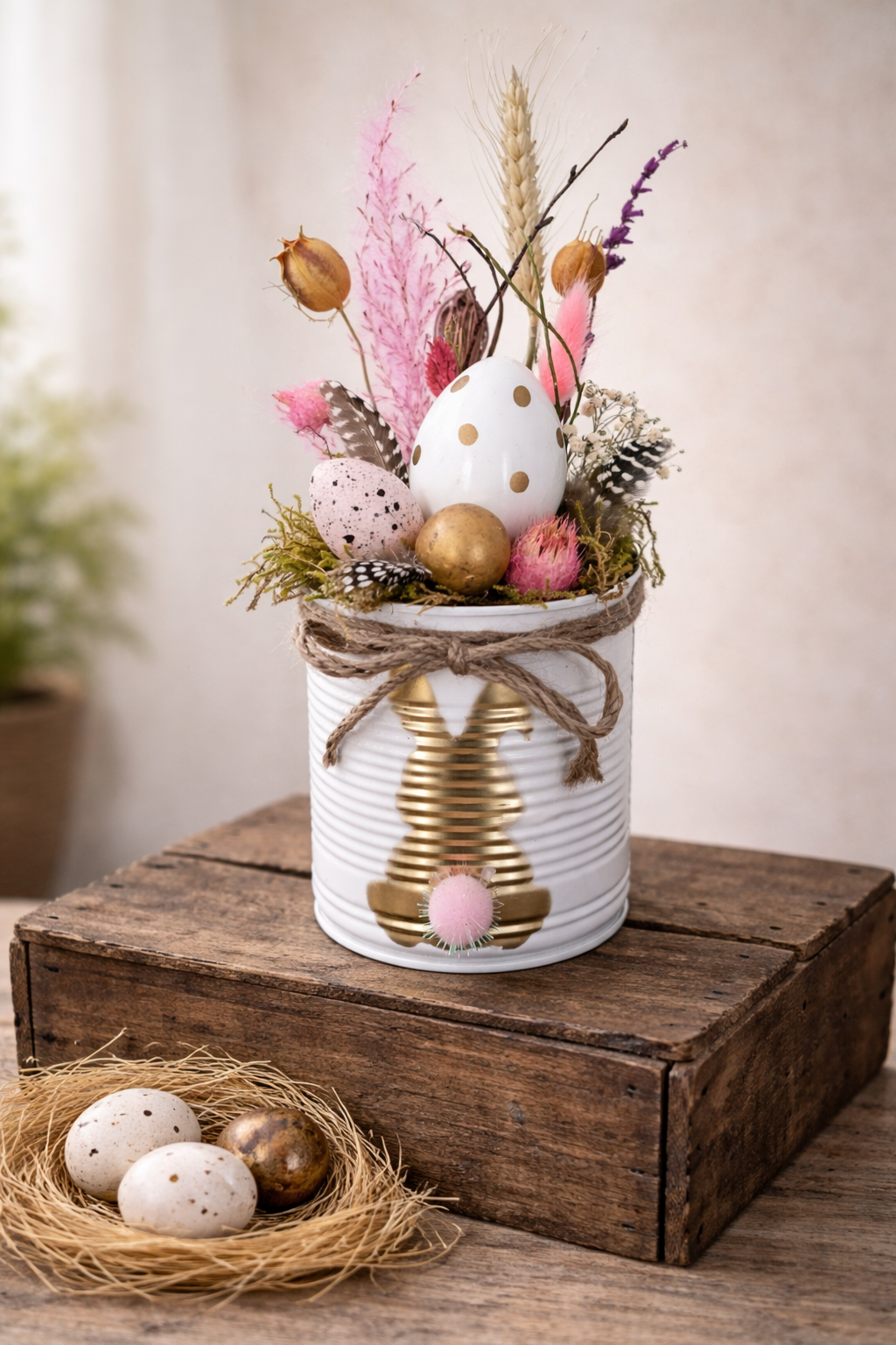 Deko "Frühlingsgruß - Eieiei"