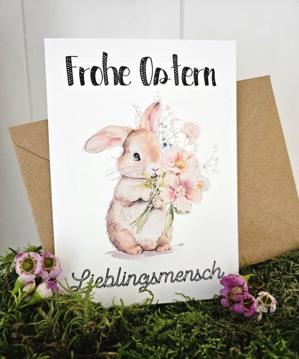 Karte Ostern "Lieblingsmensch"