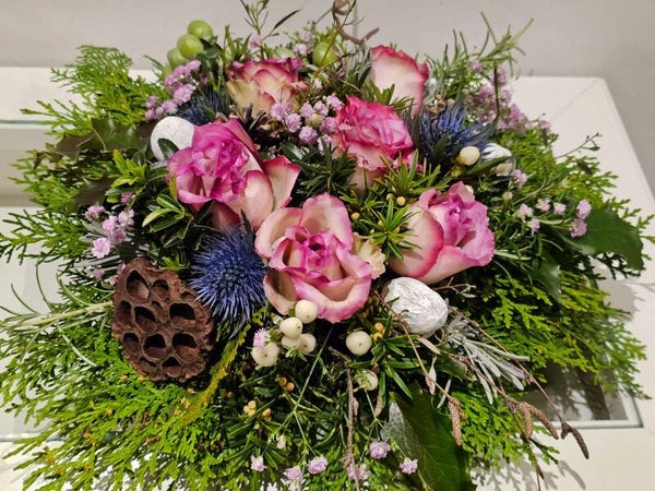 Grabgesteck "Winterkuss"