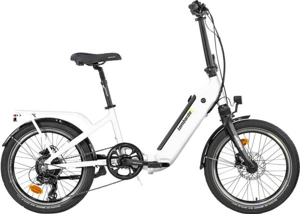 LOMBARDO AMALFI 20 INCH FOLDING 6 SPEED WHITE