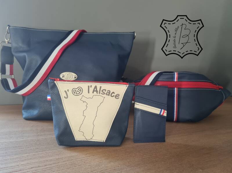 Collection maroquinerie en cuir fabrication artisanale Française 